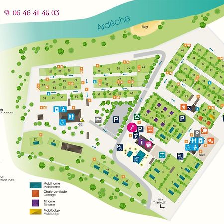 Camping Le Coin Charmant Chauzon エクステリア 写真