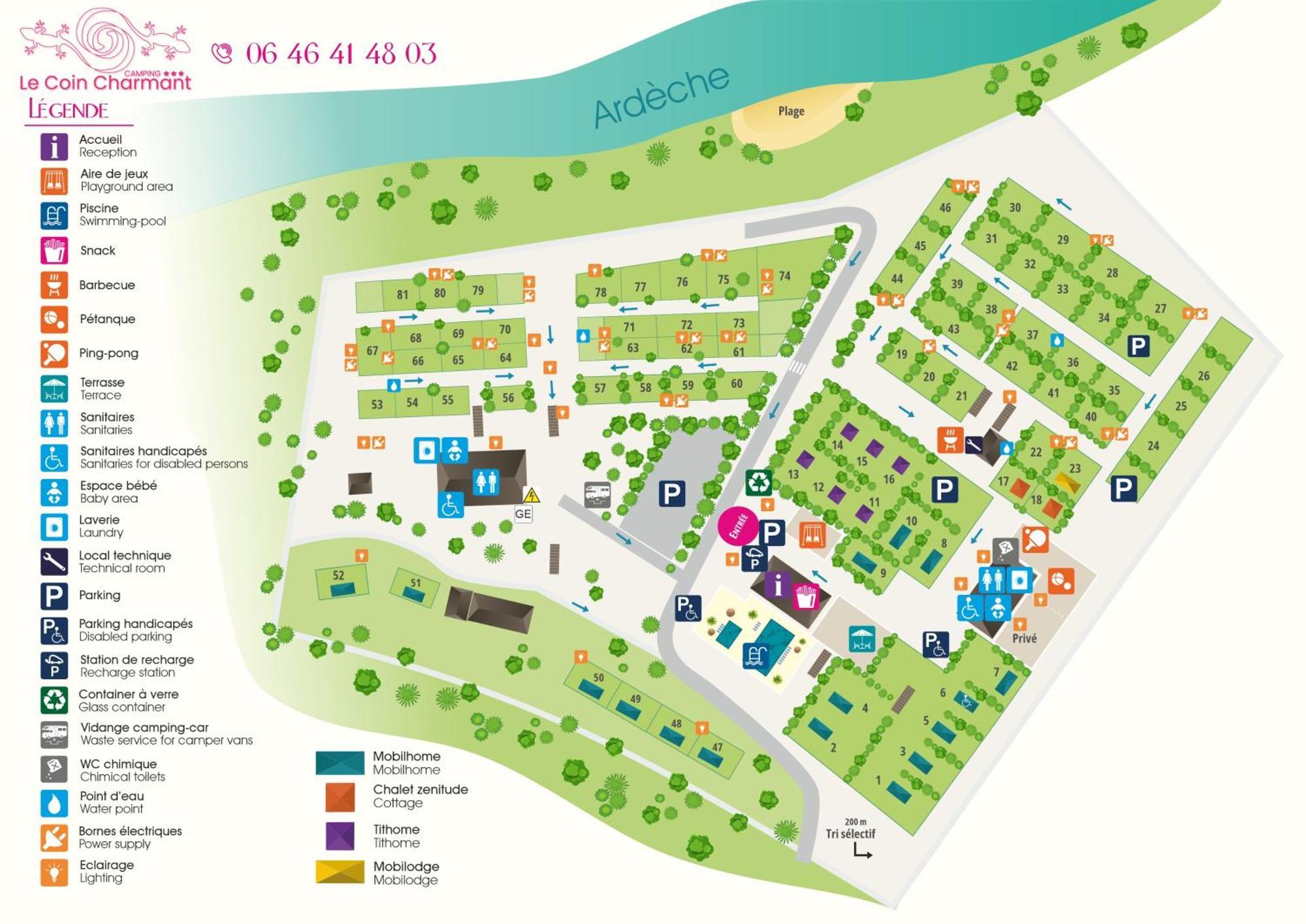 Camping Le Coin Charmant Chauzon エクステリア 写真